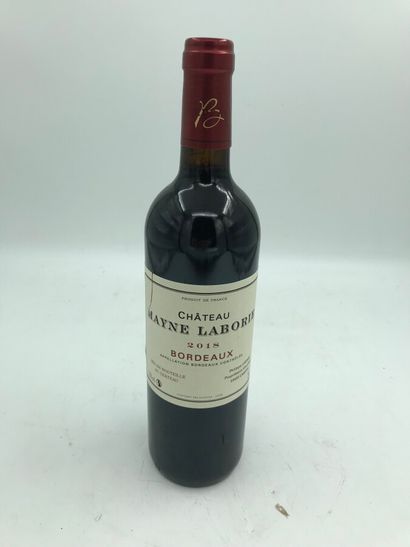 null Un carton de six bouteilles château MAYNE LABORIE, 2018