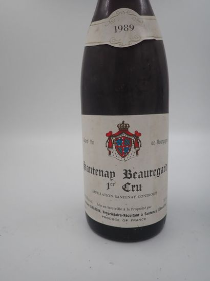 null SANTENAY BEAUREGARD 1ER CRU, domaine Jacques Gibardin, 1989 (2-bouteilles).