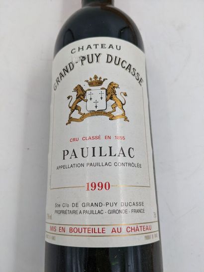 null CH. GRAND PUY DUCASSE Pauillac CC 1990, une bouteille