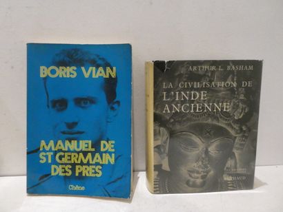 null LOT de livres : Boris Vian. MANUEL DE SAINT GERMAIN DES PRES. Chêne.1974.in...