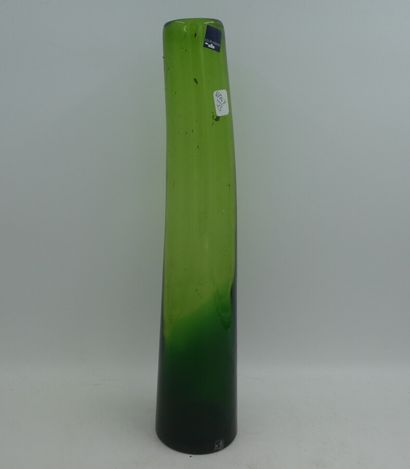 null LEONARDO, vase en verre vert, hauteur 41 cm