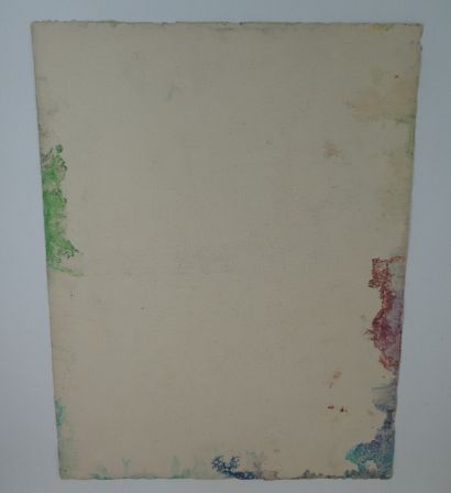null BURNOT Jacques (1911-2004), "Maternité", aquarelle signée en bas à droite, 64...