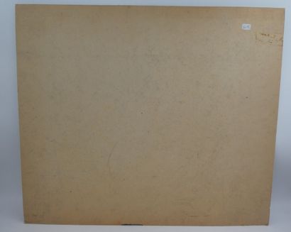 null MELLOT D., "Bord de mer", huile sur carton signée en bas à droite, 49 x 57 ...