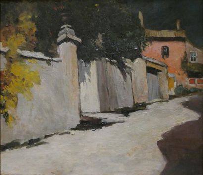 null REYNAUD Pierre (1881-1943) "Provence", huile sur toile signée en bas à droite,...