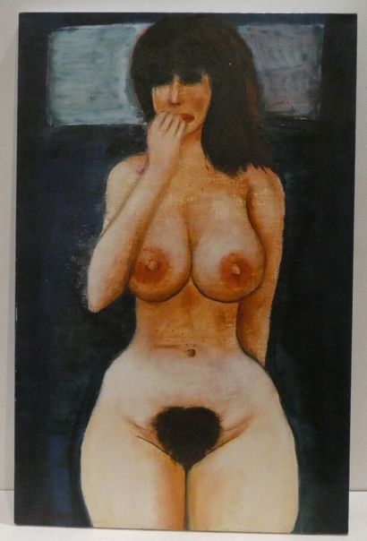 null ZULIANI Serge (1933-2015), "Nu féminin", huile sur toile signée en bas à gauche,...