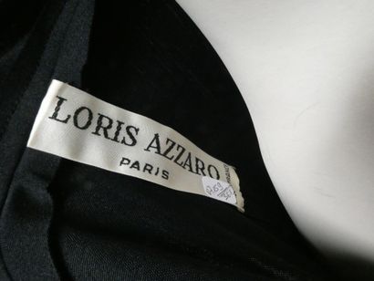 null Loris AZZARO, Collection Prêt à Porter, circa 1975. Robe longue en jerzey de...