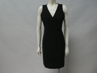 null Emporio ARMANI, black chasuble dress T44 (good condition)