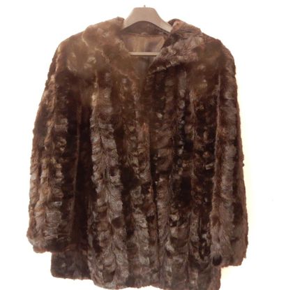 null A jacket in mink paw of breeding, T. 40/42 approximately