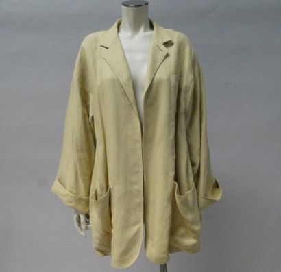 null Jean-Paul GAULTIER Woman, Collection Prêt à Porter, circa 1985. Linen jacket,...