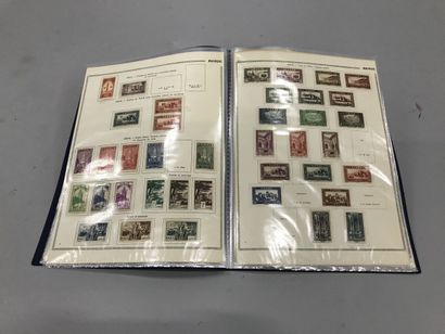 null 6 albums de timbres neufs et oblitérés des anciennes colonies françaises, avant...