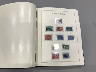null Une collection de timbres de Suisse oblitérés de 1945 à 1978