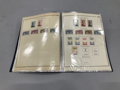 null 6 albums de timbres neufs et oblitérés des anciennes colonies françaises, avant...
