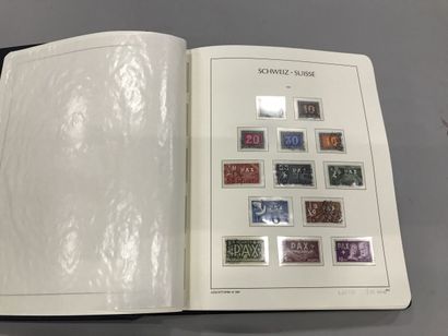 null Une collection de timbres de Suisse oblitérés de 1945 à 1978