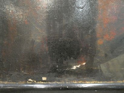 null AUJAME Jean (1905-1965). "Le Miroir secret". Huile sur toile signée en bas à...