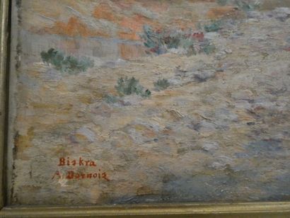 null DORNOIS Albert Pierre (1848-1923), "Biskra", huile sur toile signée en bas à...