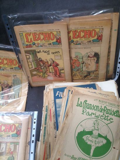 null LOT revues Le Pelerin, L'Echo du Noël, années 1930... et livres