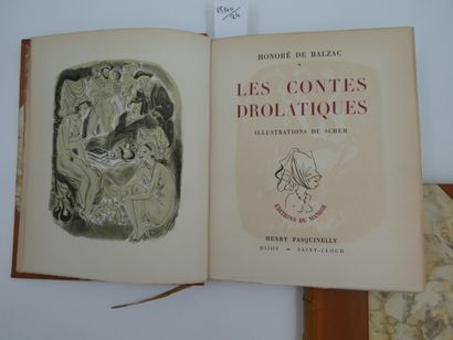 null BALZAC (Honoré de) : Les Contes Drolatiques. Illustrations de SCHEM. Dijon et...