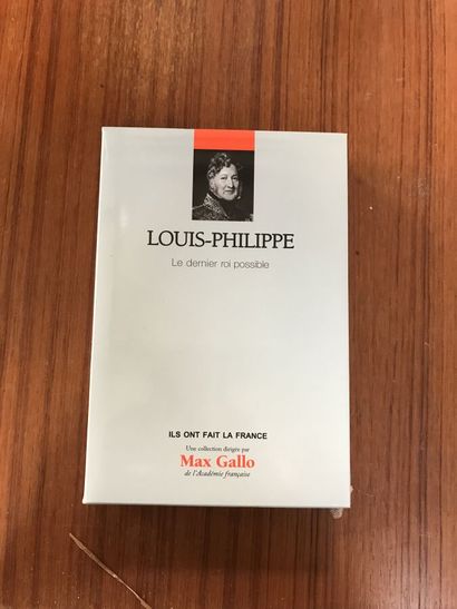 null COLLECTION complète de 30 volumes "ILS ONT FAIT LA FRANCE" de MAX GALLO et un...