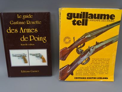null Lot de 2 livres: L'annuaire Guillaume Tell 1ère édition, Le Guide Gastine Renette...