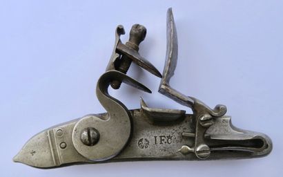 null Platine de fusil de rempart modèle 1717 (1717-1728) poinçonnée IF:C couronné...