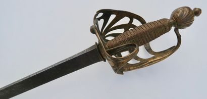 null Forte épée d'officier de Cavalerie, modèle selon Monsieur de Crémille en 1759....