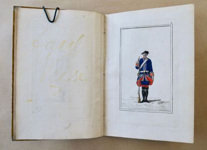 null Book " Exercice de l'Infanterie Françoise de 1766 " by Lattré in Paris, Table...