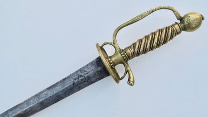 null Epée de sergent de Fusiliers modèle 1680, monture en laiton, variante au niveau...