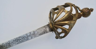 null Forte épée d'officier de Cavalerie, modèle selon Monsieur de Crémille en 1759....
