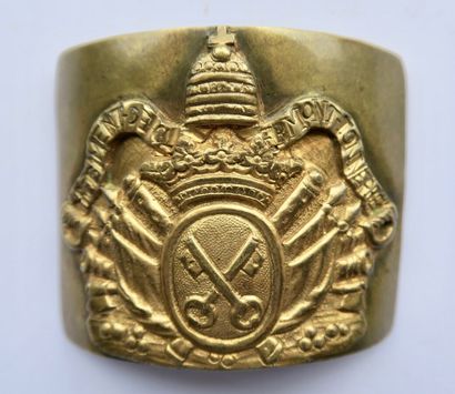 null Belt buckle of officer. Regiment of Clermont Tonnerre Cavalry, in brass with...
