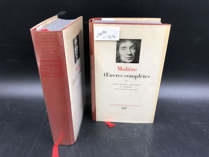 null [LA PLÉIADE] - Ensemble de 2 volumes In-12° - MOLIÈRE - OEuvres complètes (tomes...