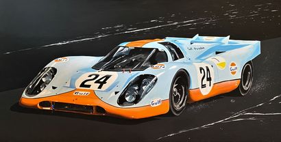 null COURTET Yvan (né en 1977), "Porsche 917 K - Siffert / Redman - 1000 km de Spa",...