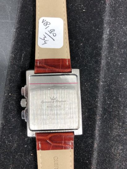 null YOUNGER & BRESSON. Montre-bracelet chronographe analogique à quartz d'homme...