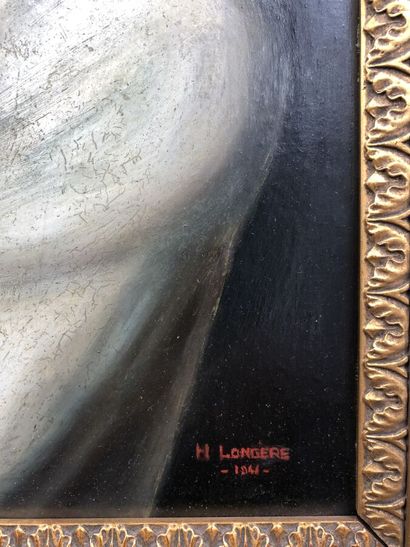 null LONGERE H., "Portrait du Roi de Rome", huile sur carton signée et datée 1941...