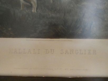 null PENNE Olivier Charles de (1831-1897) et GOUPIL & Cie imprimeur, "Hallali du...