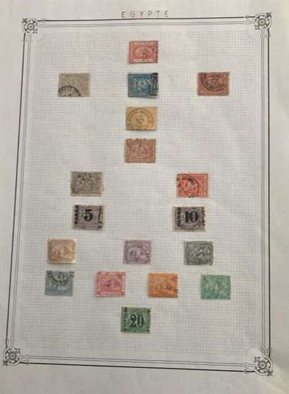 null 1 Collection de timbres Egypte neufs et oblitérés