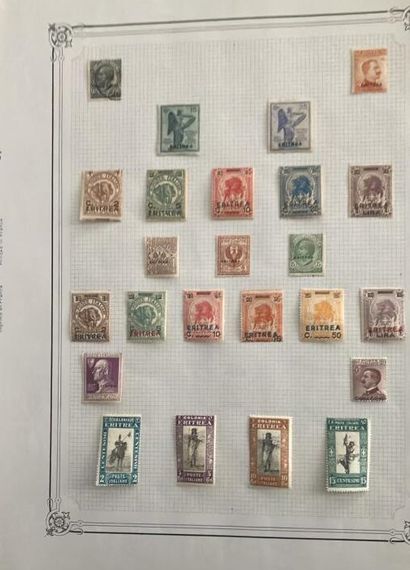 null 1 Collection de timbres Erythrée Ethiopie neufs et oblitérés