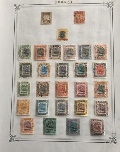 null 1 Collection de timbres Brunei neufs et oblitérés