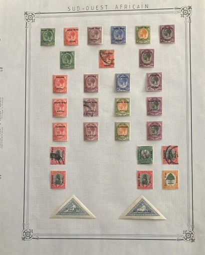 null 1 Collection de timbres Sud-Ouest Américain Swaziland Sierra Leone Somalie Soudan...