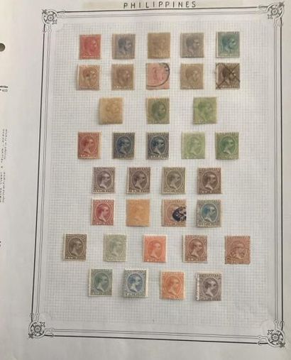 null 1 Collection de timbres Philippines et Fidji neufs et oblitérés