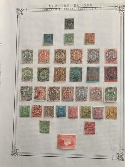 null 1 Collection de timbres Afrique du Sud Tanzanie Tripoli Zaïre Zambie Zanzibar...