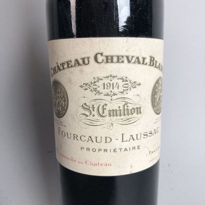 null Saint-Emilion, Château CHEVAL BLANC 1914 Fourcaud Laussac, niveau épaule 6 cm,...