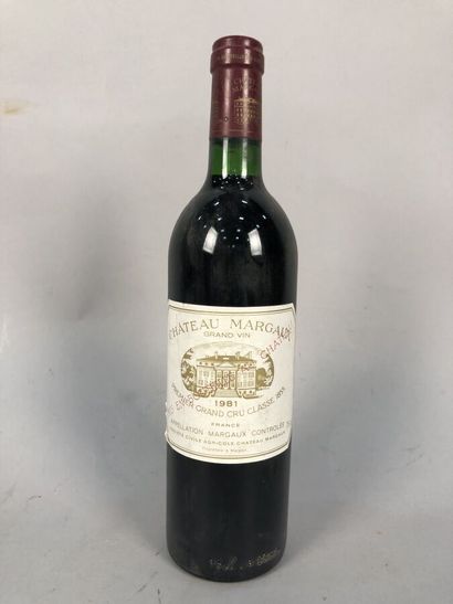null Château MARGAUX 1981, Premier Grand Cru Classé de Margaux, une bouteille.