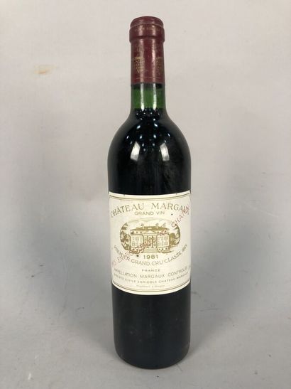 null Château MARGAUX 1981, Premier Grand Cru Classé de Margaux, une bouteille.