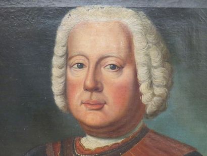 null ECOLE FRANCAISE début XVIIIe
Portrait d'homme
Huile sur toile
73 x 63 cm
(accidents...