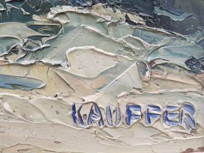 null André KAUFFER (1893-1977)
Vue de montagne
Huile sur panneau signé en bas à droite
48...
