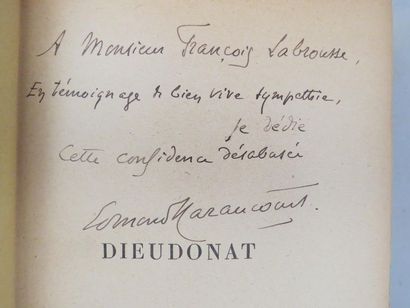 null HARAUCOURT (Edmond). L'ÂME NUE. Paris, Charpentier, 1885. In-12 demi-maroquin...
