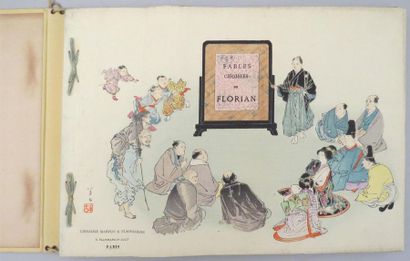 null FLORIAN (J.-P. Claris de). Fables choisies illustrées par des artistes japonais...
