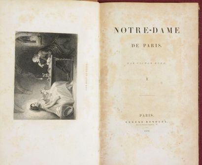 null HUGO (Victor). Notre-Dame de Paris. Paris, Renduel, 1836. Trois tomes reliés...