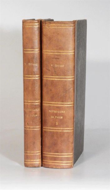 null HUGO (Victor). Notre-Dame de Paris. Paris, Renduel, 1836. Trois tomes reliés...