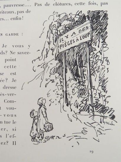 null DESCAVES (Lucien). BARABBAS. Paroles dans la vallée. Paris, Rey, 1914. In-8...